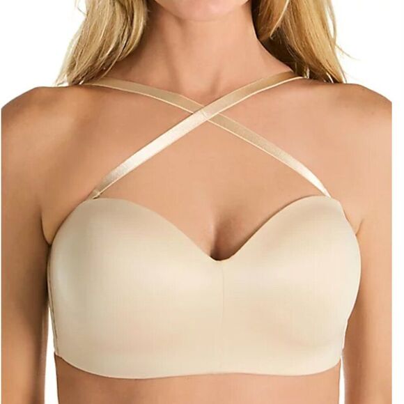 Wacoal 854372 Black Staying Power Strapless Bra Convertible Wire Free Sz 34D NEW - Picture 3 of 16